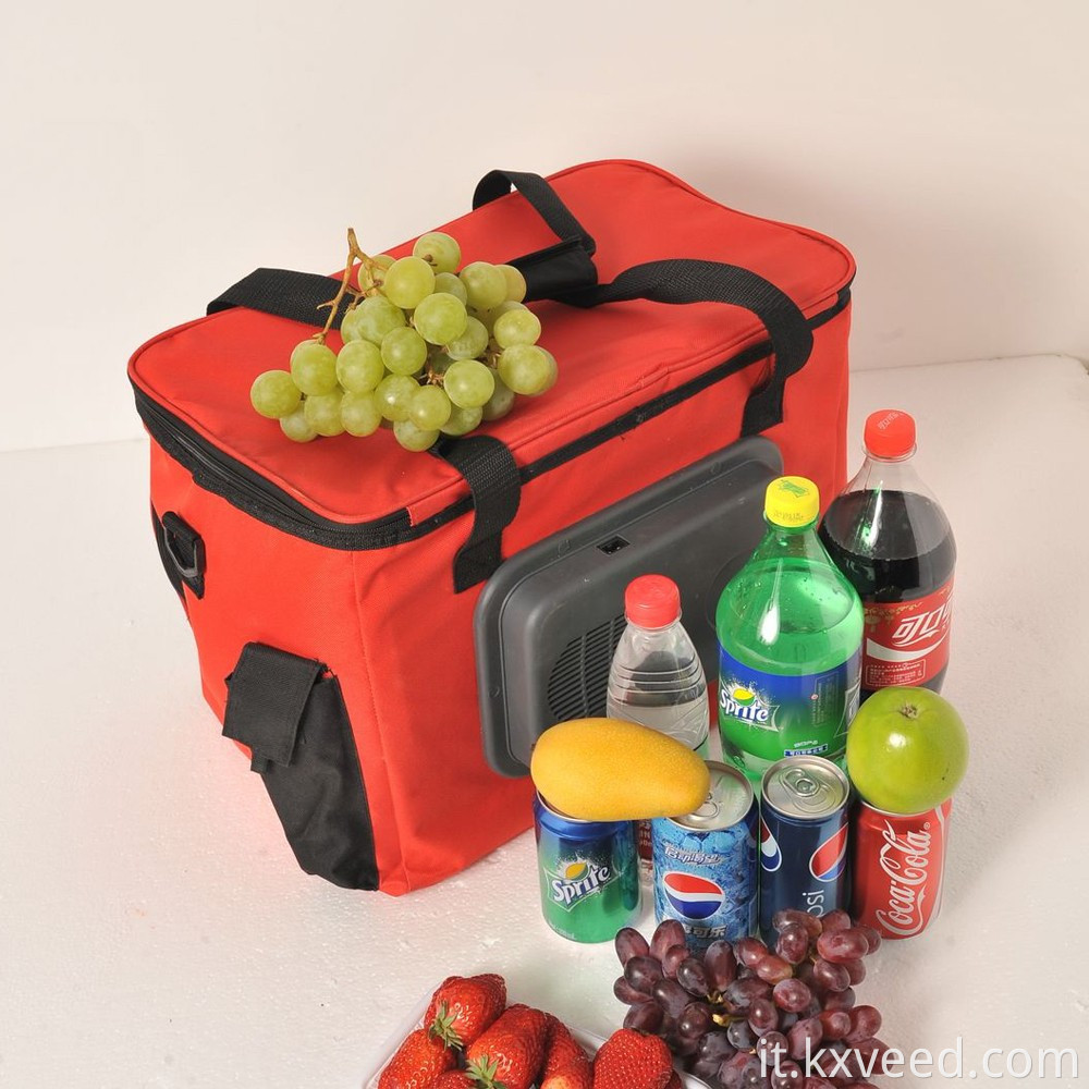 Tappo da 12 V 24L Portable Travel Electrical Picnic Cooler Borsa per auto